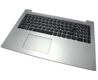 Tastatura Lenovo IdeaPad 320-15IAP Gri cu Palmrest Argintiu si TouchPad - 1