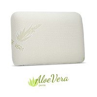 Pernă Aloe Vera Therapy, din spumă cu memorie flexibilă, husă detașabilă și lavabilă, 60x40x15 cm - 1