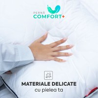 Pernă Comfort Plus cu microfibră, husă microfibră, 50x70 cm - 5