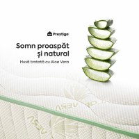 Saltea ALOE VERA THERAPY, spumă poliuretanică, reversibilă, hipoalergenică, super ortopedică, Grosime 19 cm - 5