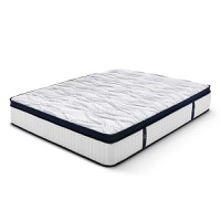 Saltea Ideal Sleep HOTEL SERIES CALIFORNIA LUX MEMORY, Arcuri Bonell, spumă poliuretanică elastică, spumă cu memorie, husă cu aerisire optimă, superortopedică, Grosime 28 cm - 1