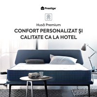 Saltea Ideal Sleep HOTEL SERIES NIGHT LUX, superortopedică, cu spumă poliuretanică și arcuri, husă cu aerisire optimă, Grosime 26 cm - 5