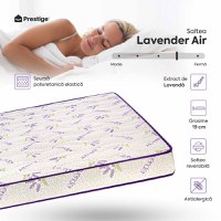 Saltea LAVENDER AIR-FRESH, spumă poliuretanică, reversibilă, hipoalergenică, super ortopedică, Grosime 19 cm - 3