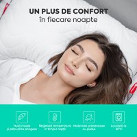 Set 10 x Perne Comfort Plus cu microfibră, husă microfibră, 50x70 cm - 5