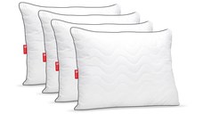 Set 4 x Perne Comfort Plus cu microfibră, husă microfibră, 50x70 cm