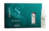 Alfaparf Lotiune de reconstructie fortifianta fara clatire Semi di Lino Reconstruction Reparative Lotion 6x13ml - 1