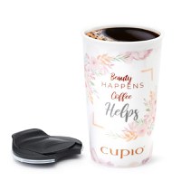 Cupio Cana ceramica moderna cu capac - 1