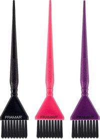 Framar Pensule colorate pentru vopsit Triple Threat Brush 3buc - 1