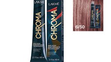 Lakme Chroma Vopsea de par permanenta fara amoniac blond inchis mahon 6/50 60ml