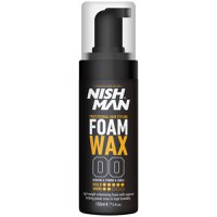 NishMan Ceara tip spuma de volum pentru par cu fixare foarte puternica Foam Wax 150ml - 1