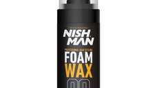 NishMan Ceara tip spuma de volum pentru par cu fixare foarte puternica Foam Wax 150ml