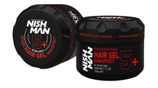 NishMan Gel de par cu fixare foarte puternica Gum Effect Ultra Hold 5+ 300ml