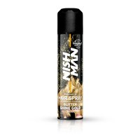 NishMan Spray colorant cu glitter auriu pentru par Glitter Shine Gold 150ml - 1