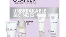 Olaplex Kit de intretinere pentru acasa Unbreakable Blondes Mini Kit 110ML