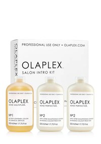 Olaplex Kit pentru salon Intro: Bond Multiplier Nr. 1 525ml + 2 x Bond Perfector Nr. 2 525ml - 1