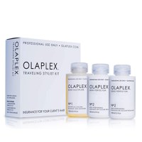 Olaplex Kit pentru salon Traveling: Bond Multiplier Nr. 1 100ml + 2 x Bond Perfector Nr. 2 100ml - 1