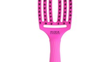 Olivia Garden Perie de par cu peri de mistret+nailon Finger Combo Neon Purple Think Pink 2023