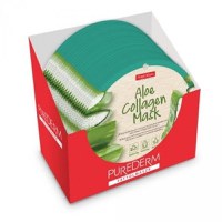 Purederm Masca faciala cu colagen, vitamina E si extract de aloe vera 24buc - 1