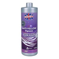 Ronney Professional Anti-Yellow Silver Power Sampon pentru par blond 1000 ml - 1