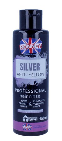 Ronney Professional Solutie de clatire pentru par blond Silver Anti-Yellow 150ml - 1