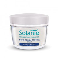 Solanie Crema hidratanta cu biotina pentru ten gras Aloe Ginkgo 50ml - 1