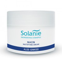 Solanie Crema matifianta cu niacina pentru ten gras Aloe Ginkgo 250ml - 1