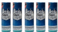 The Shave Factory Pachet 4+1 Gulere de hartie negre 5 role