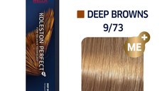 Wella Professionals Koleston Perfect - Vopsea de par profesionala permanenta blond castabiu auriu 9/73 60ml