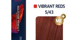 Wella Professionals Koleston Perfect - Vopsea de par profesionala permanenta castaniu deschis rosu auriu 5/43 60ml