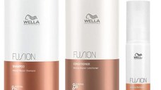 Wella Professionals Pachet Fusion pentru reparare intensa: sampon 1000ml + balsam 1000ml + tratament 70ml