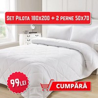 Pilota matlasata 180/220x200 + 2 Perne sau 150x200+1perna (Dimensiune: 150x200) - 3