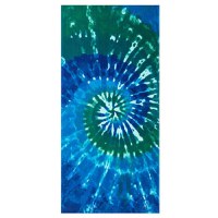 Prosop plajă 70x152cm Model GREEN TIE DYE - 1