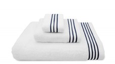 Set 3 Prosoape Brodate Hotel Lux Elegance Albastru