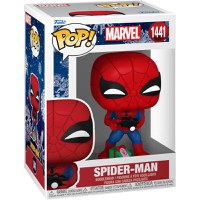 Figurina Funko Pop! Marvel Holiday Spider-Man with Open Gift - 2