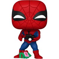 Figurina Funko Pop! Marvel Holiday Spider-Man with Open Gift - 1