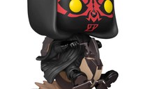 Figurina Funko POP Rides DLX Star Wars - Darth Maul on Bloodfin