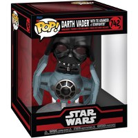 Figurina Funko POP Rides DLX SWD - TIE Advanced x1 with Vader - 2