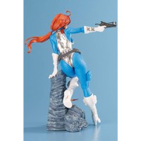 Figurina G.I. Joe Bishoujo PVC 1/7 Scarlett 25th Anniversary Sky Blue Color Ver 23 cm - 2