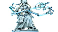 Miniatura Nepictata Elemental Beacon - Norgrem Gempriestess Pose 3