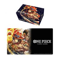 One Piece Card Game - Playmat and Storage Box Set - Portgas D Ace - 1