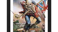 Poster cu Rama Iron Maiden - Trooper Eddie (30x40)