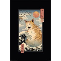 Poster Vincent Trinidad Catzilla Ukiyoe - 1