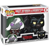 Set 2 Figurine Funko POP Games D&D S2 - Drizzt & Guenhwyvar - 2