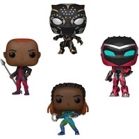 Set 4 Figurine Funko POP Marvel Black Panther - Wakanda Forever (GW) - 1