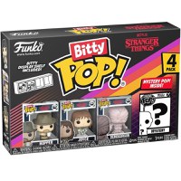 Set 4 Mini Figurine Funko Stranger Things Bitty POP! - Hopper - 1