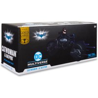 Set Figurina Articulata si Vehicul DC Multiverse Vehicle Batpod with Catwoman (The Dark Knight Rises) - 4