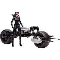 Set Figurina Articulata si Vehicul DC Multiverse Vehicle Batpod with Catwoman (The Dark Knight Rises) - 3