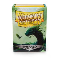 Sleeve-uri Dragon Shield Matte Sleeves 100 Bucati - Verde smarald - 1