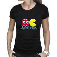 Tricou Dama Pac-Man Game Over - S - 1