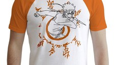 Tricou Naruto Shippuden - White & Orange - L